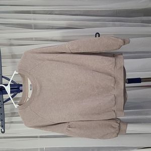 aerie puff sleeve crew neck sweatshirt.